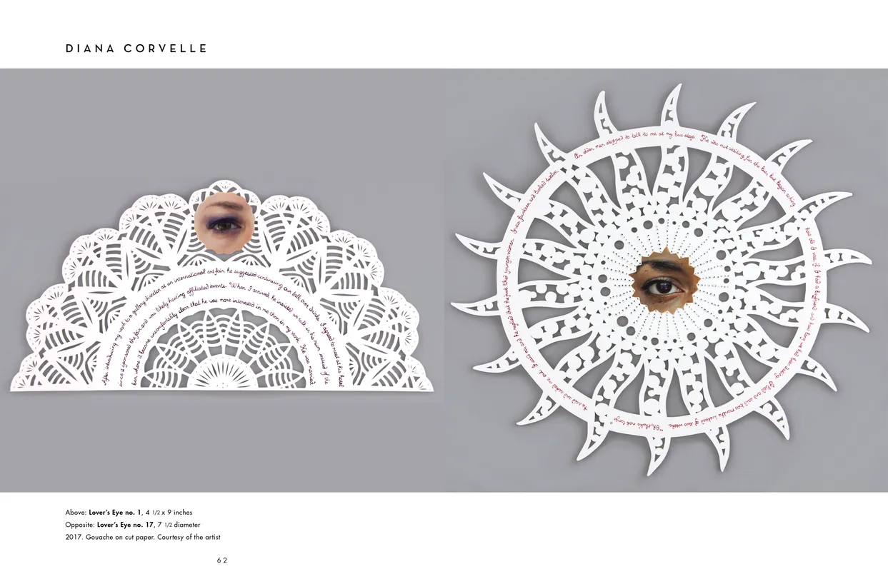 The Eyes Have It exhibition catalog, pages 62-63