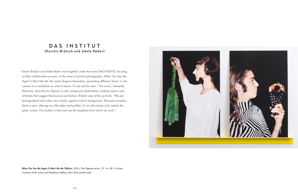 The Eyes Have It exhibition catalog, pages 70-71