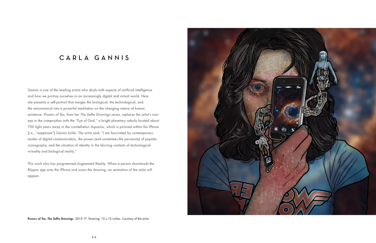 The Eyes Have It exhibition catalog, pages 84-85