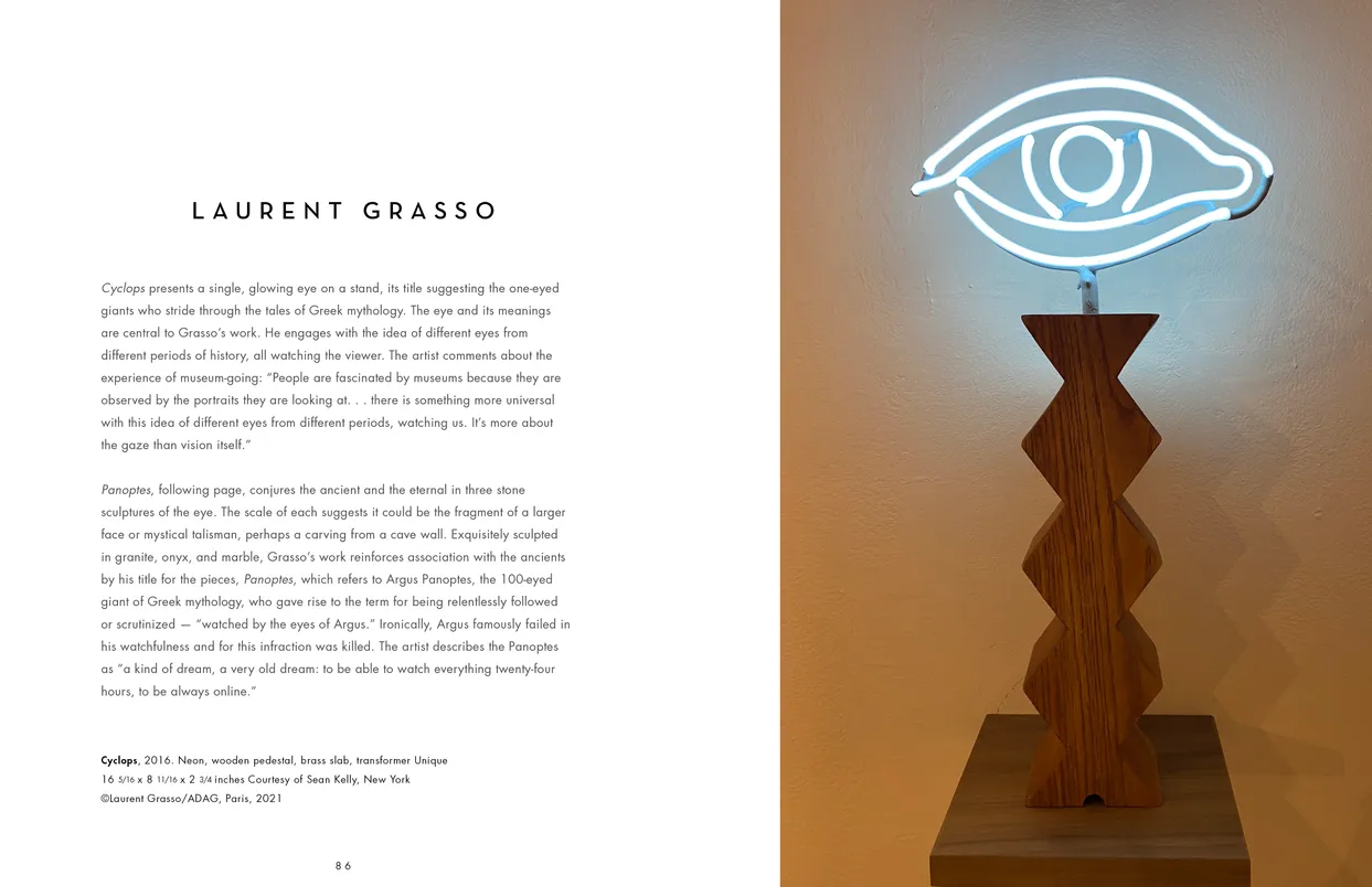 The Eyes Have It exhibition catalog, pages 86-87