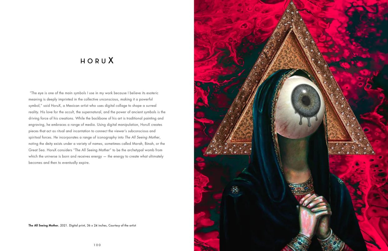 The Eyes Have It exhibition catalog, pages 100-101