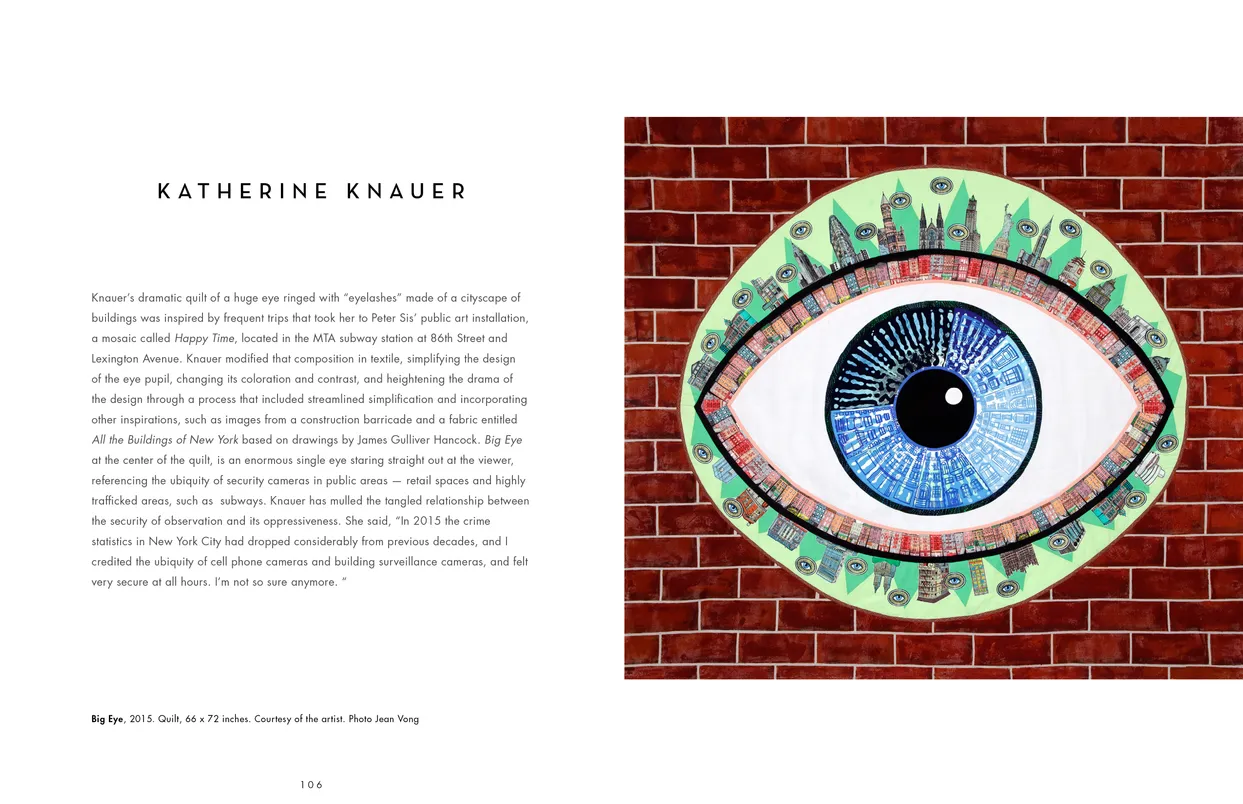 The Eyes Have It exhibition catalog, pages 106-107