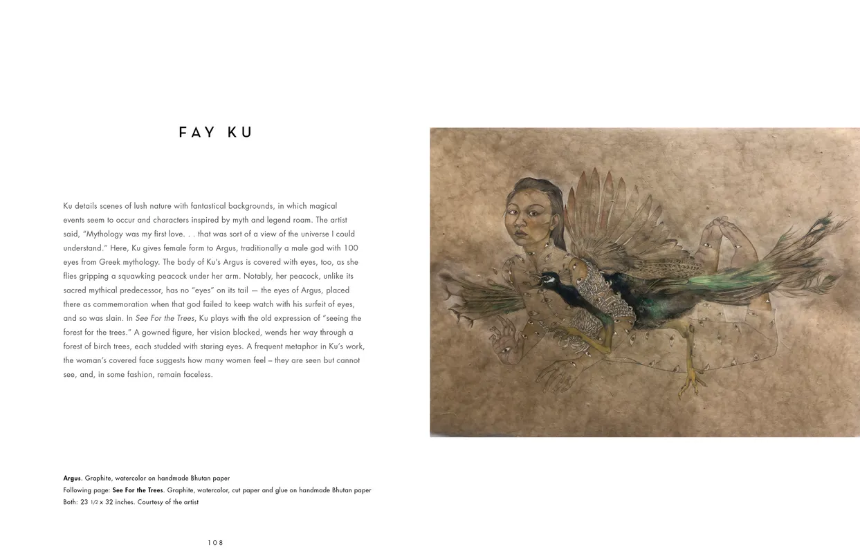 The Eyes Have It exhibition catalog, pages 108-109