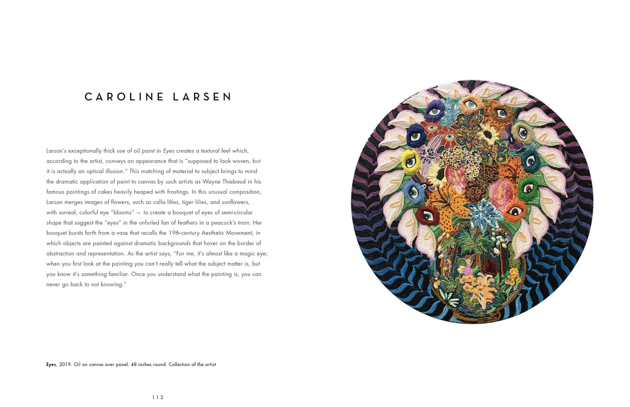 The Eyes Have It exhibition catalog, pages 112-113