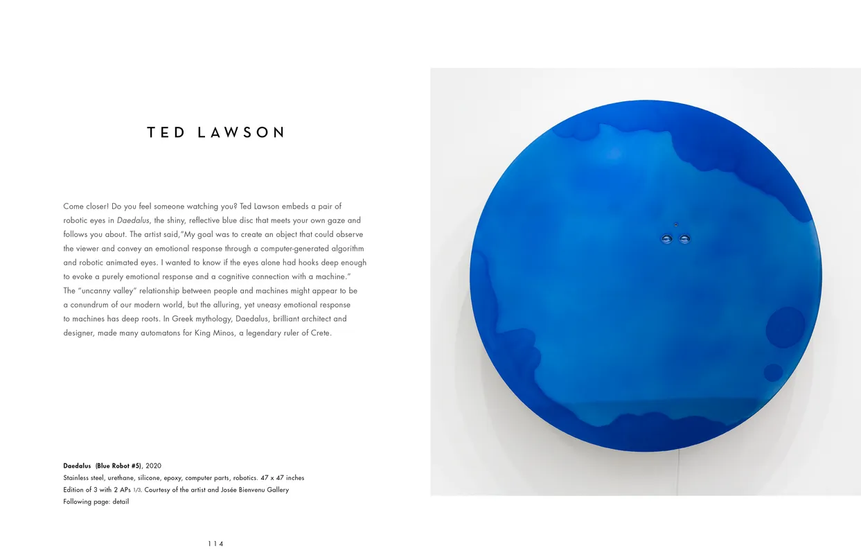 The Eyes Have It exhibition catalog, pages 114-115