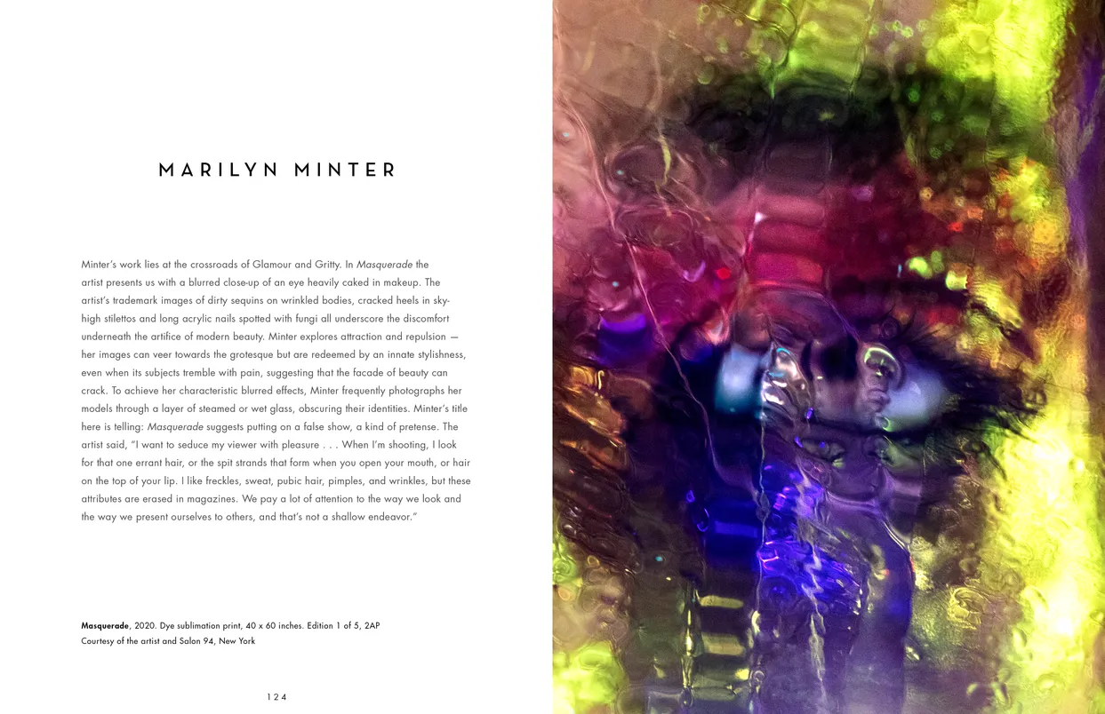 The Eyes Have It exhibition catalog, pages 124-125