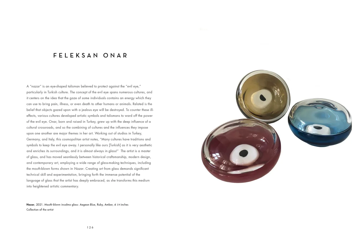 The Eyes Have It exhibition catalog, pages 126-127